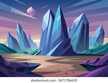 Unreal concepto escenas imaginación Vector Fondo de pantalla