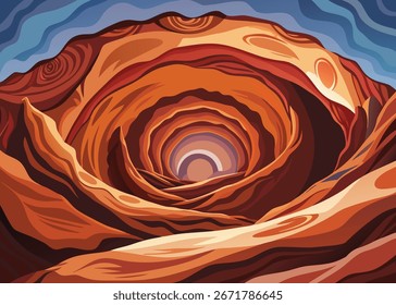 Unreal conceito cenas imaginação vetor papel de parede