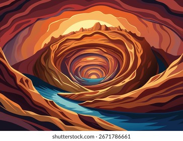 Unreal concept scenes imagination vector wallpaper