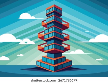 Unreal concepto escenas imaginación Vector Fondo de pantalla