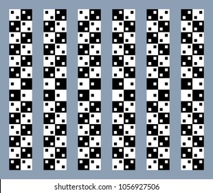 Unreal and hypnotic optical illusion. Creative trick and nystagmus vector illustration.
