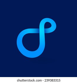 Unreal infinity blue logo 