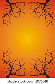 Unreal Tree Border Vector based