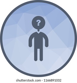 Unrecognizable Man Icon
