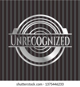 Unrecognized silver shiny badge