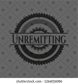 Unremitting black emblem