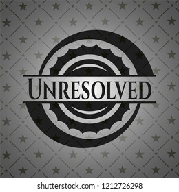 Unresolved dark emblem. Retro