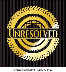 Unresolved gold badge