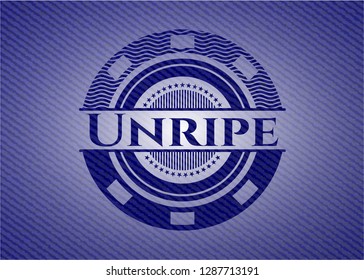 Unripe jean background