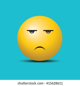 Unsatisfied Smiley