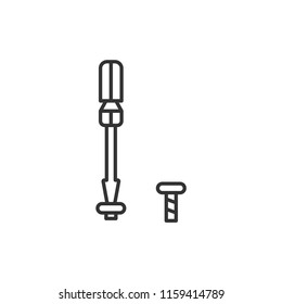 Unscrew Modern Simple Outline Vector Icon