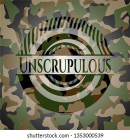 Unscrupulous camo emblem