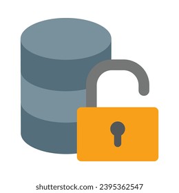 Unsecure Vector Flat Icon For Personal And Commercial Use.
