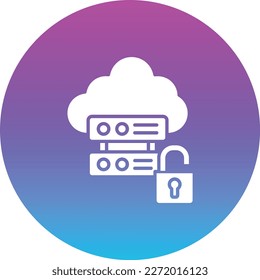 Unsecure vector icon. Can be used for printing, mobile and web applications.