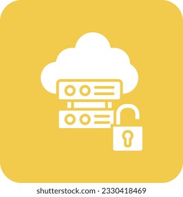 Unsicheres Vektorsymbol. Kann für Druck-, Mobil- und Web-Anwendungen verwendet werden.