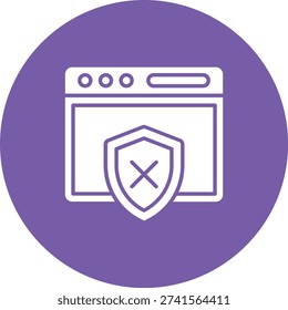 Unsecure vector icon. Can be used for printing, mobile and web applications.