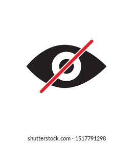 unseen icon from Multimedia, Camera and Photography icons set on white background. vector