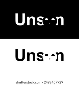 unseen logo design inspiration . unseen logo template . exclusive logo . negative space