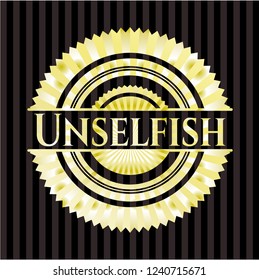Unselfish gold emblem