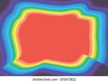 Unshaped Rainbow background