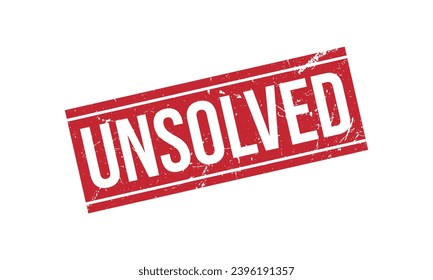 Unsolved Rubber Stamp Seal Vector