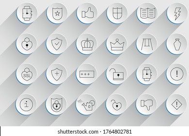 Unsorted 37 icons setr vector . EPS 10