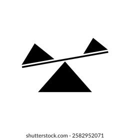 Unstable Icon. Unbalanced Symbol - Vector.  