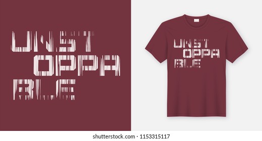 Unstoppable t-shirt and apparel design, typography, print, vector illustration. Global swatches.