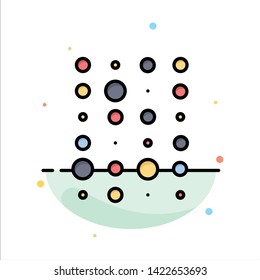 Unstructured, Data, Insecure Data, Science Abstract Flat Color Icon Template
