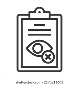 Unsupervised learning icon vector illustration outline