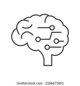 unsupervised learning icons  symbol vector elements for infographic web
