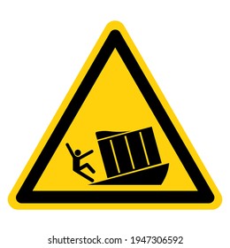 Unsupported Loading Dock Symbol Sign, Vector Illustration, Isolate On White Background Label .EPS10