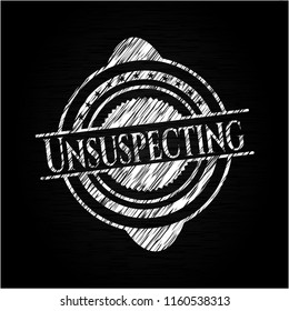 Unsuspecting on blackboard