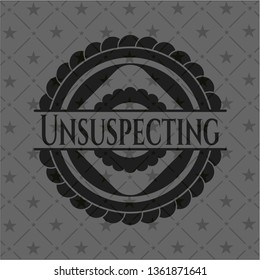 Unsuspecting realistic black emblem