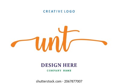 UNT lettering logo is simple, easy to understand and authoritative
