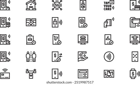 Untact icons High-Quality Vector Icons Collection with Editable Stroke. Ideal for Professional and Creative Projects.