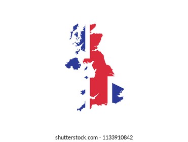 Untied Kingdom outline national borders island British Isles England Wales Scotland Northern Ireland