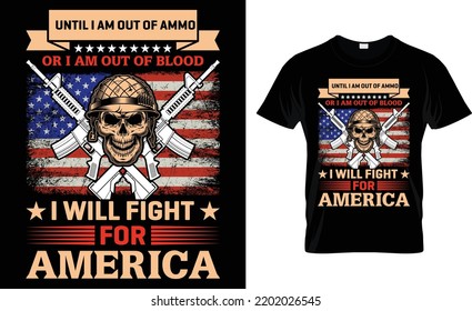 Solange ich nicht aus Ammo bin oder kein Blut mehr habe, werde ich für Amerika kämpfen.
