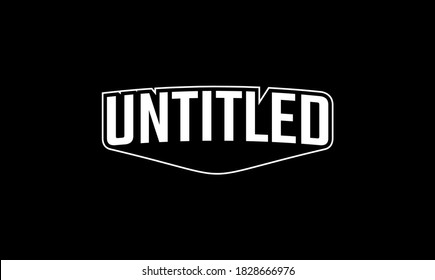 Sin título sobre fondo negro. Vintage de texto sin título. Es bueno para el fondo de la plantilla, camiseta, pancarta, afiche, etc. 