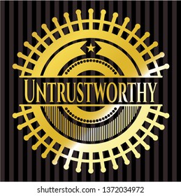 Untrustworthy shiny badge
