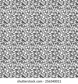 Un-uniformed abstract vector pattern made with thin and random lines.