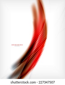 Fundo abstrato incomum - onda borrada em branco, modelo brilhante com textura de pontos