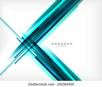 Unusual abstract background - thin straight lines, business template or layout for business card