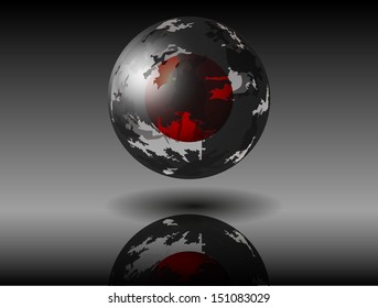 unusual abstract sphere