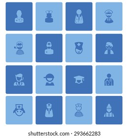 unusual avatar icon set