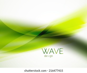 Unusual blur wave abstract background, modern shiny design