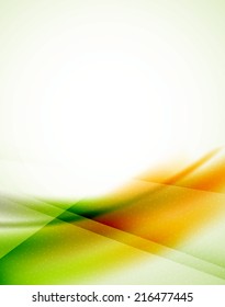 Unusual blur wave abstract background, modern shiny design