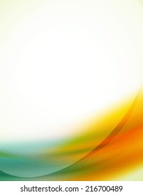 Fondo abstracto de onda borrosa inusual, diseño moderno brillante