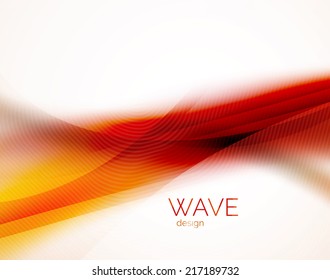 Unusual blur wave abstract background, modern shiny design