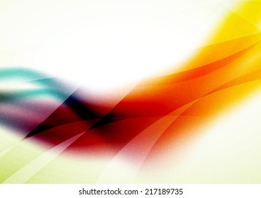 Unusual blur wave abstract background, modern shiny design